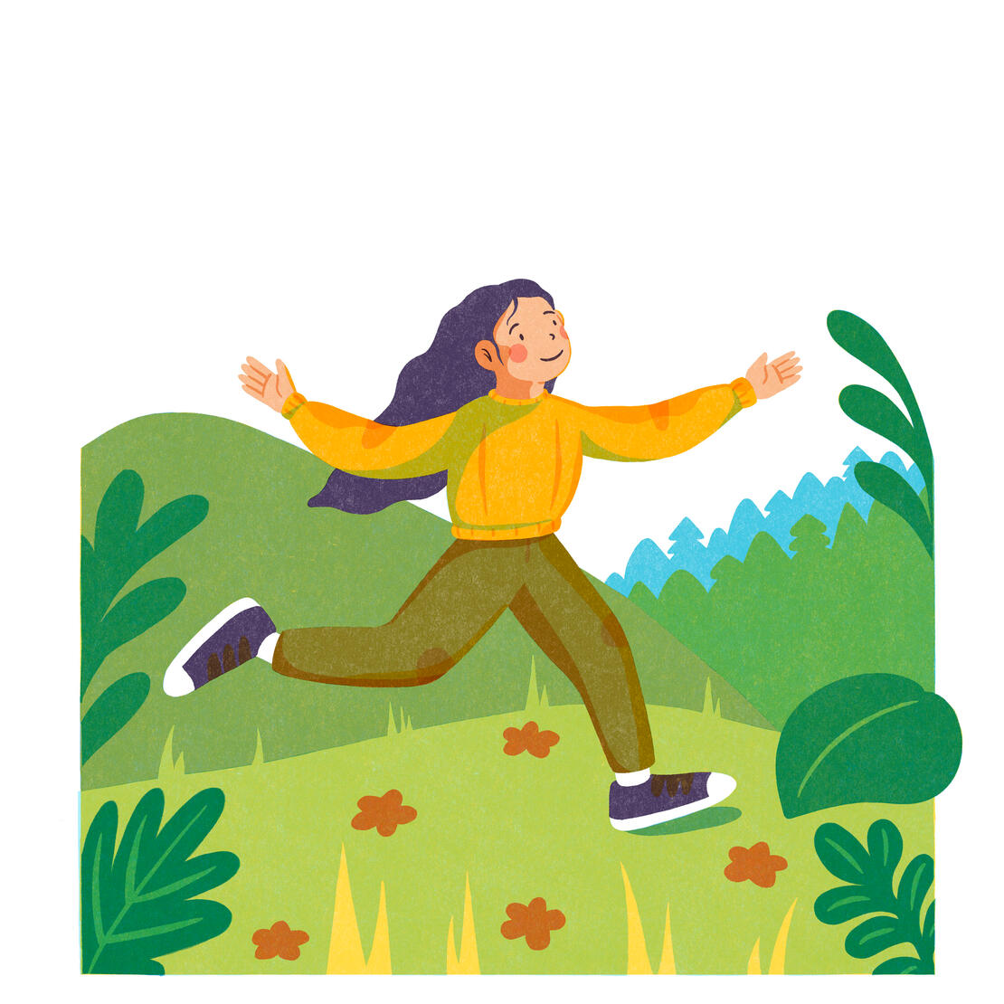 Illustration from 'Sia and Joey' Picturebook
