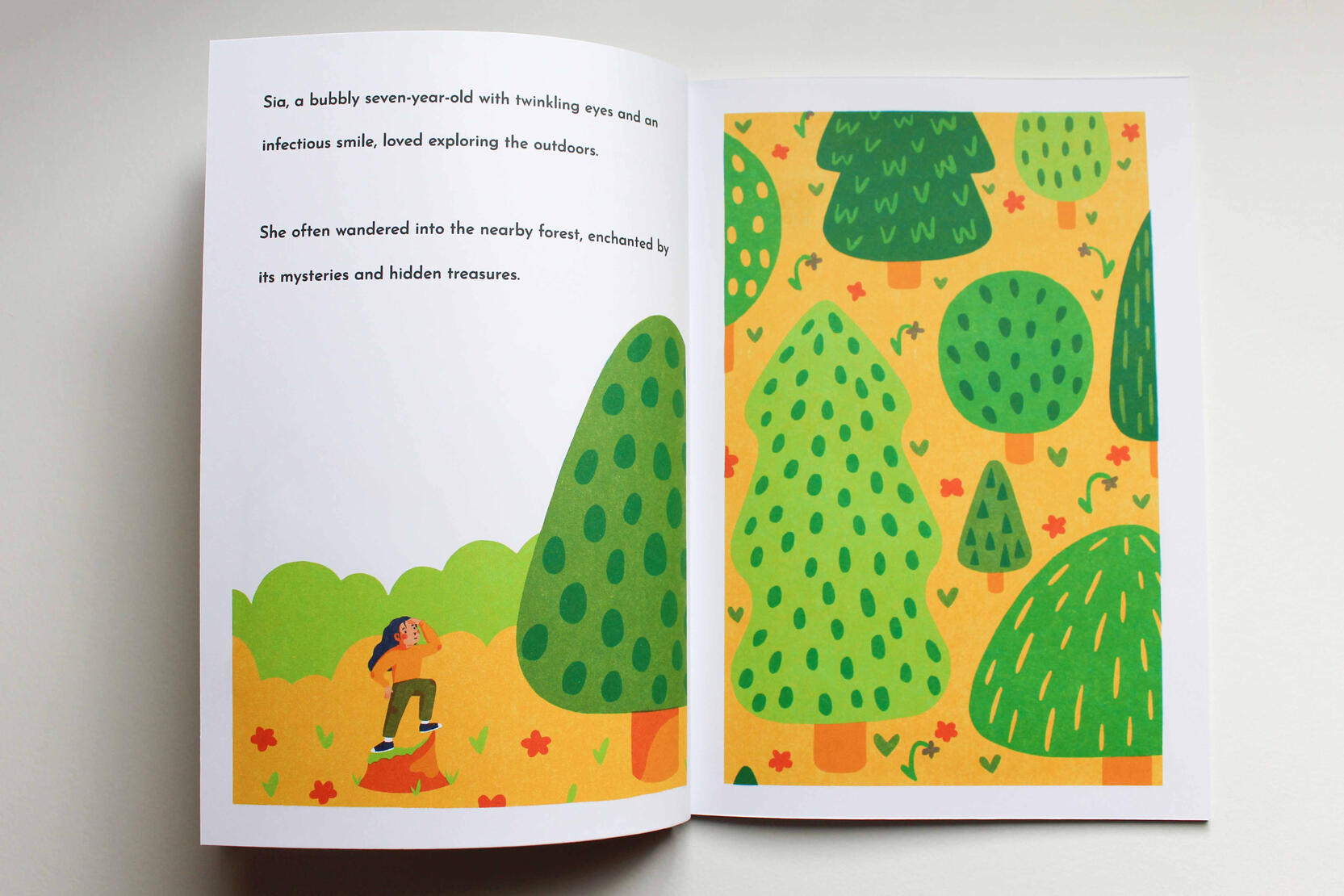 Illustrated Pages from 'Sia and Joey'
