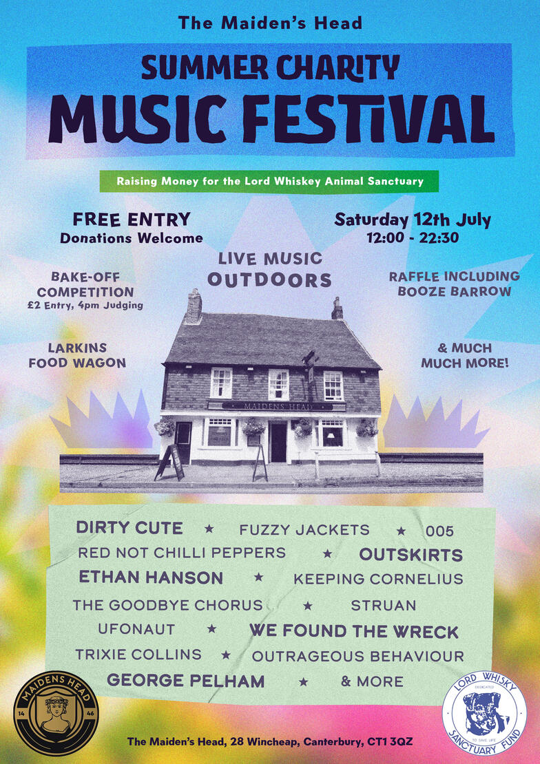 Poster Design for The Maidens Head Music Festival