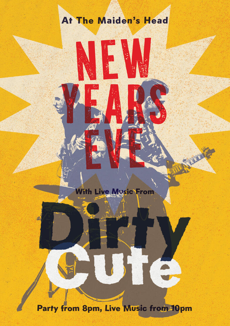 Poster Design for Band 'Dirty Cute'